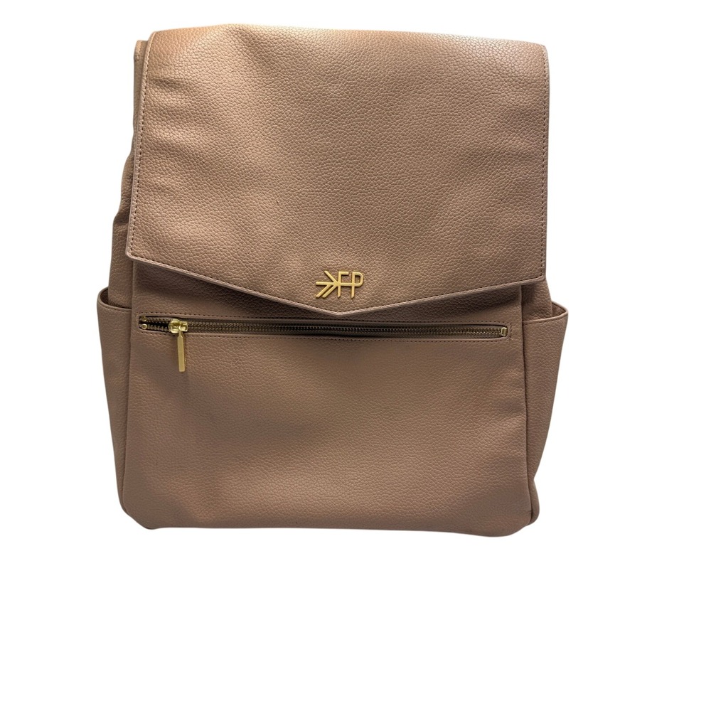 Freshly Picked Classic Convertible Backpack Rose Gold Faux Leather  Diaper Bag
